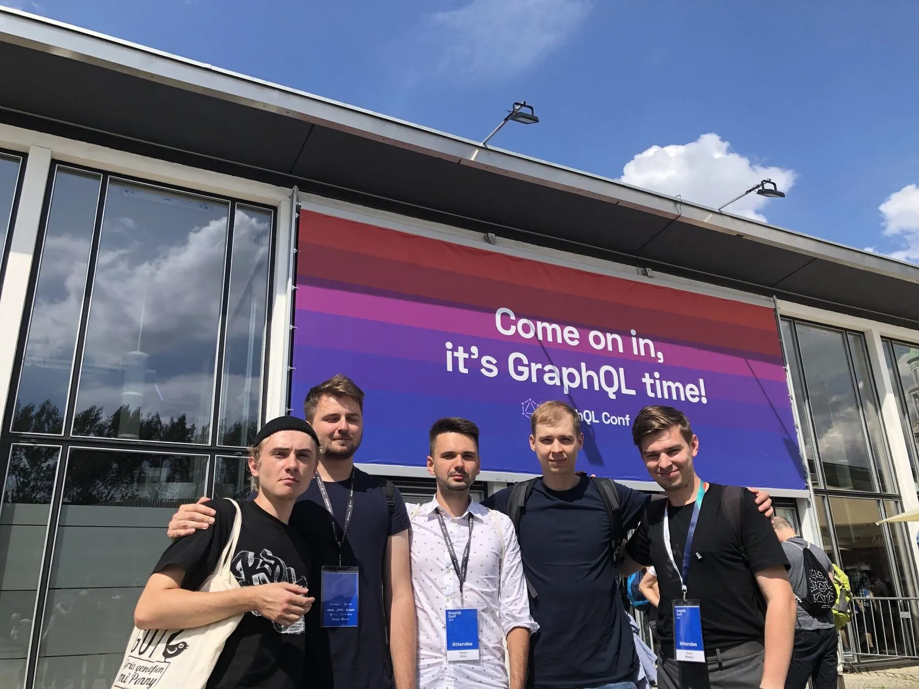 Milk & Cartoons team at GraphQL Conf